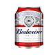 Budweiser 百威 淡色拉格啤酒 255ml*24听 整箱装 mini罐