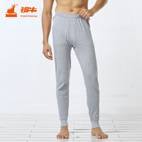 Topnew/铜牛内衣 秋裤男秋冬新品纯棉棉毛基础保暖宽松秋裤NK016 10花灰 175/100