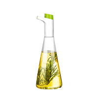 诺派（NUOPAI）创意按压式玻璃可控油量油醋瓶325ml 欧式厨房调味料瓶 油醋壶绿色 C6416