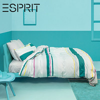 ESPRIT 埃斯普利特 家纺 美棉纯棉条纹四件套 全棉床单被罩 简约宜家风 1.5米床 200*230cm