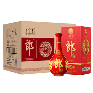 LANGJIU 郎酒 红花郎10 53%vol 酱香型白酒 500ml*6瓶 整箱装