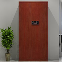 奈高NG保密柜文件柜办公柜电子密码锁档案柜钢制防盗通门柜仿实木带暗抽HM