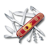 维氏（VICTORINOX) 瑞士军刀 猪年生肖纪念收藏礼盒 91mm中型袋装刀 多功能刀折叠工具刀 红色1.3714.E8