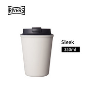 日本rivers sleek随手杯便携随行杯咖啡杯隔热防烫杯子水杯350ml米白色