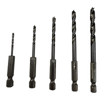 博世（Bosch）六角柄木工钻头5支套装（￠2,3,4,5,6mm） （2608595525）