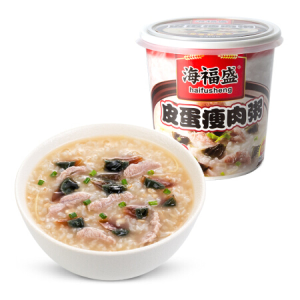 海福盛皮蛋瘦肉粥1杯38g