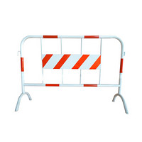 腾驰（CT）铁马护栏道路护栏 隔离栏马道璐护栏反光市政安全施工地安全隔离可移动铁马护栏红白条纹
