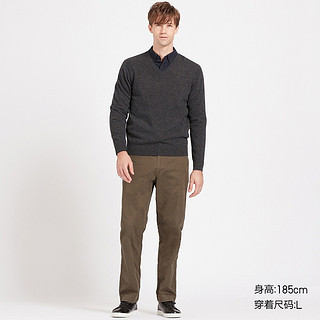 UNIQLO 优衣库 419200 男士羊绒V领毛衣