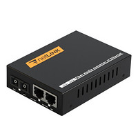 netLINK HTB-1100S/2FE-40KM 百兆1光2电单模双纤光纤收发器 光电转换器 物理隔离型 一台