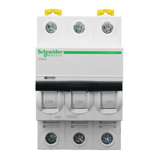 施耐德电气（Schneider Electric）小型断路器 空气开关 A9系列 iC65H 3P C10A A9F28310 可定制