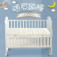 睡眠博士（AiSleep）婴儿床床笠 全棉透气 全包 固定床套 床罩 四件套床单 宽56-70可适配