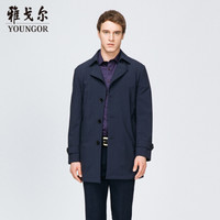 雅戈尔 茄克男士 2019秋季青年男休闲正装茄克 GYCF425009FQA 藏青 165/88A
