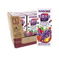 KAGOME 可果美 复合果蔬汁 葡萄味  200ml