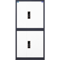 虎牌ZW1850型指纹密码锁保密柜资料柜档案柜大型保险柜双节分体钢制办公柜文件柜 开启无需钥匙