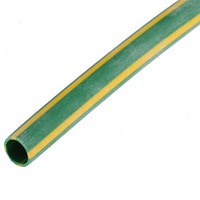 RS Pro欧时 热缩套管 绿色/黄色 聚烯烃, 2:1 套管直径 4.8mm 套管长度 1.2m