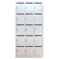钱柜信件箱信报箱 意见箱带锁信报柜 大号多门信箱物业小区学校家长建议箱 家用别墅信报箱 15门
