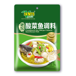 味聚特 老坛酸菜鱼调料包 不添加防腐剂 正宗四川老坛腌制 火锅底料水煮鱼佐料 338g/袋 *3件