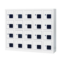 奈高NG手机存放柜对讲机柜电子设备管理柜屏蔽柜多门带锁可定制保管收纳柜无外门亚克力窗口  二十门存放柜