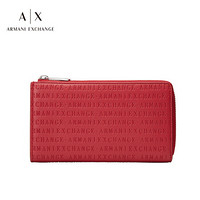 ARMANI EXCHANGE 阿玛尼奢侈品19秋冬新款女士钱包 948006-CC714 RED-00074 U *4件