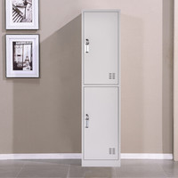 中伟更衣柜钢制铁皮柜带门锁员工柜浴室柜换衣柜宿舍存包柜