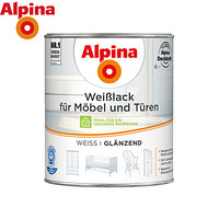德国阿尔贝娜 Alpina 木器漆 原装进口 室内家具漆白漆半光 高遮盖力 水性环保漆涂料