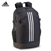 阿迪达斯adidas 运动背包 羽毛球拍包 旅游休闲电脑双肩包(送运动袜三双) BR5863 黑色 35L*50H*16W