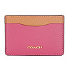 COACH 蔻驰 奢侈品 女士玫红色皮革卡包卡夹 F68620 IME2F