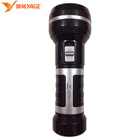 雅格 (YAGE) YG-3736 LED充电式手电筒 双档调光 ABS强光户外露营家用便携照明小手电 0.5W 黑色（单位：把）