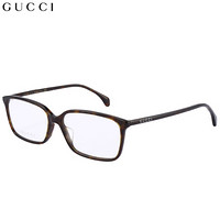 古驰(GUCCI)眼镜框男 镜架 透明色镜片哈瓦那色镜框GG0553OA 006 56mm