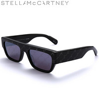丝黛拉麦卡妮(StellaMcCartney)太阳镜女 墨镜 银色镜片黑色镜框SC0210S 001 54mm