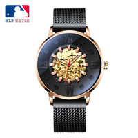 美职棒（MLB）手表男士 2019新款时尚新概念腕表 防水复古镂空全自动机械表MLB-TP010-2