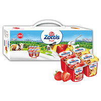 卓德（zott）德国进口酸奶整箱装 脱脂含乳饮品（草莓口味+菠萝口味）115g*12杯/箱 常温 *2件