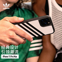 adidas（阿迪达斯）苹果新品iPhone11 Pro Max 6.5英寸 防滑防摔手机壳保护套 时尚三叶草Samba系列-熊猫白