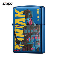 之宝（ZIPPO）打火机 忍者K-湛蓝杀机 魅蓝冰面 精致彩印 20446-C-000062 煤油防风火机