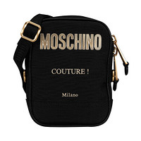 MOSCHINO 莫斯奇诺 黑色logo标单肩包 7 B 7421 8205 1555 女款