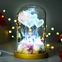 阿尔皮纳 L'ALPINAL'amour永生花玻璃罩礼盒鲜花速递玫瑰花圣诞节生日礼物送女生朋友闺蜜创意礼品