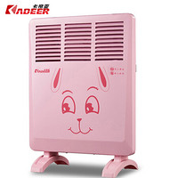 卡帝亚（KADEER）取暖器家用欧式快热炉电暖气居浴两用即开即热浴室防水电暖器NDL150-B15（粉色） *3件