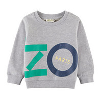 KENZO KIDS 高田贤三 奢侈品童装 男童灰色棉质卫衣 KN15508 25 8A/8岁/128cm