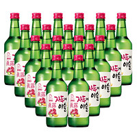 真露(JINRO)烧酒 韩国进口13°李子味 360ml*20瓶 整箱装