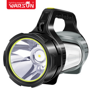 WARSUN 沃尔森 H881手电筒双侧灯高配版LED强光手电筒充电超亮多功能手提探照灯家用矿灯