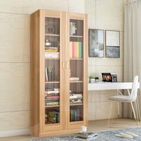 中伟（ZHONGWEI）木质文件柜简约现代玻璃书柜书架自由组合文件柜办公书柜储物柜收纳柜书橱2