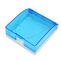 FEIDIAO 飞雕 开关插座防水盒 86型蓝色透明