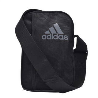 阿迪达斯adidas 小肩包 3S PER ORG M 男女运动休闲斜挎包单肩包 AJ9988 黑色