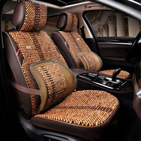 紫风铃鸡翅木汽车坐垫夏季木珠汽车座垫手工编织全包沃尔沃迈腾昂科威帕萨特途观L途昂HDW01鸡翅木-商务版