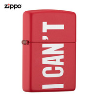 ZIPPO 之宝 打火机 我相信-红哑漆 彩印 233-C-000054 防风火机