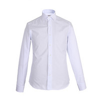 CANALI 康纳利 男士19春夏新款 白色棉质长袖衬衫 X18 GD01572 001 40码