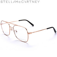 丝黛拉麦卡妮(StellaMcCartney)眼镜框女 镜架 透明镜片金色镜框SC0217O 003 56mm
