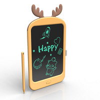 乐亲（LECHIN）儿童玩具早教无尘写字板涂鸦绘画工具液晶手写板画板单色8.8寸黄色麋鹿Q6-C