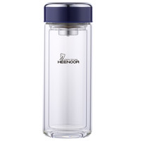 HEENOOR 希诺 XN-9332 双层玻璃杯 310ml 蓝色