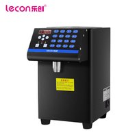 乐创 lecon 果糖机 奶茶店设备全套水吧台专用全自动果糖机定量机16格准确 黑色LC-GT117A